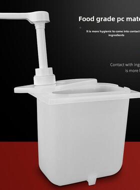 奶茶店汁糖压瓶手压糖浆挤果糖压瓶压力泵口定瓶量装置30CTDI罐果