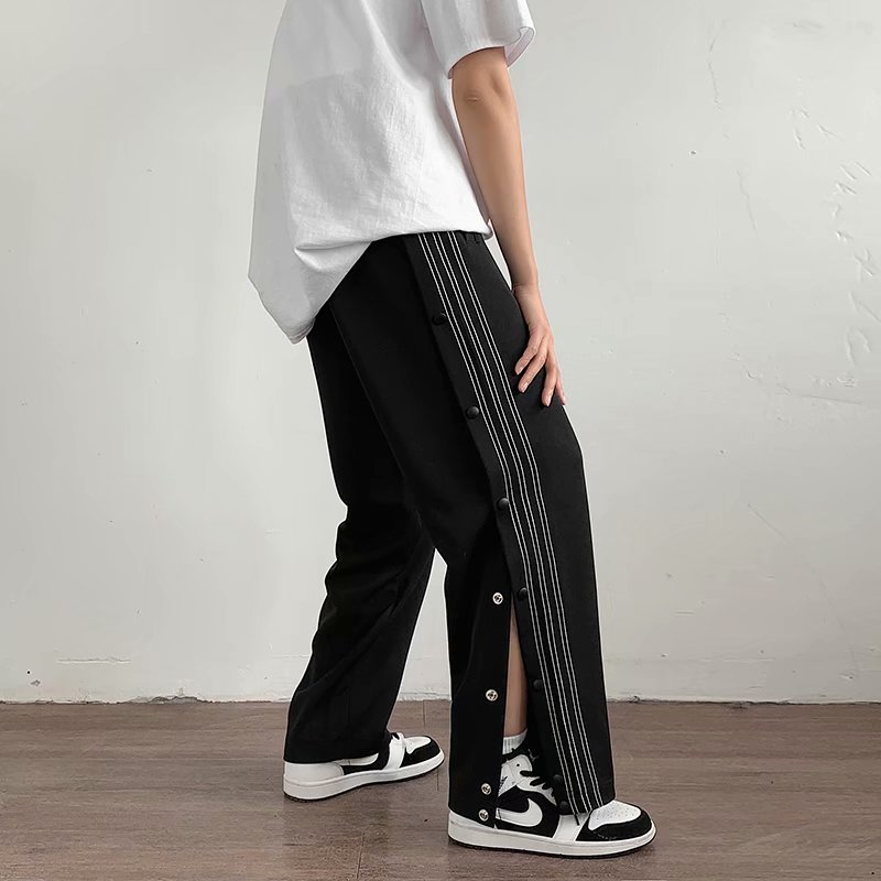 Drop feeling Leggings loose spring and summer high street thin style full split straight wide leg guard pants