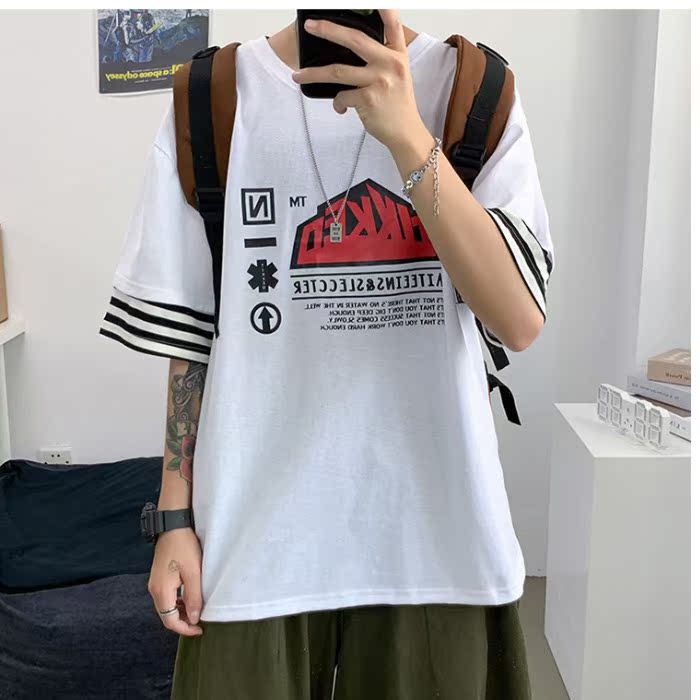 Summer new Harajuku style short sleeve T-shirt for boys