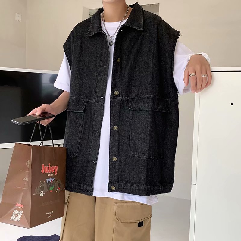 Denim waistcoat 2021 new vest, versatile coat and fashionable Korean jacket