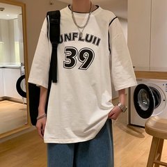 Summer new fake 2-piece 5 / s T-shirt