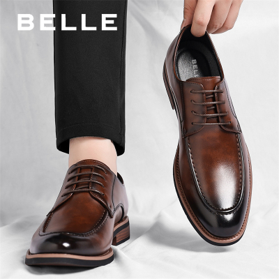 百丽2026新款商务正装皮鞋