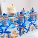 汪汪队主题一次性餐具儿童生日帽生日布置场景装 饰用品野餐拍照