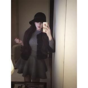 WW定制「江南区贵妇」显瘦百搭轻奢秋冬网红小众设计感外套