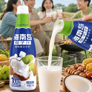 海南岛椰汁1.25kg*6瓶椰子汁