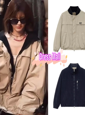 现货MARITHE 24秋冬新款赵露思同款经典LOGO双面穿百搭夹克外套女