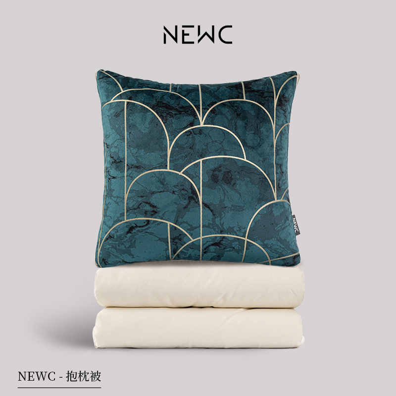 新宸优品全棉抱枕被子两用