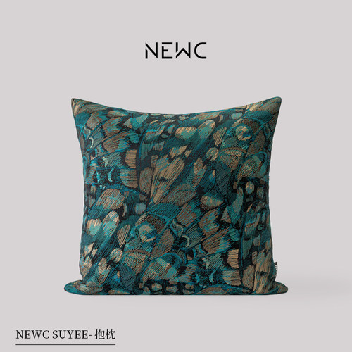 NEWC新宸优品抱枕软装高密提花