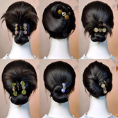 日常低丸子头盘发小号抓夹2026新款 发量少高级感后脑勺头饰发夹女