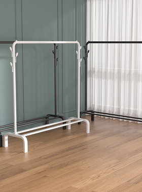 简易晾衣架落地折叠阳台晒衣服架子家用卧室家用晾衣杆折叠挂衣架