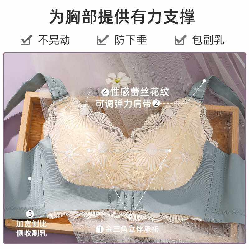新款直销2021蕾丝文胸聚拢全罩杯大胸显小200斤胖mm大码内衣女直,孕妇装/孕产妇用品/营养,哺乳文胸,淘宝优惠券,粉丝福利购,淘宝优惠卷