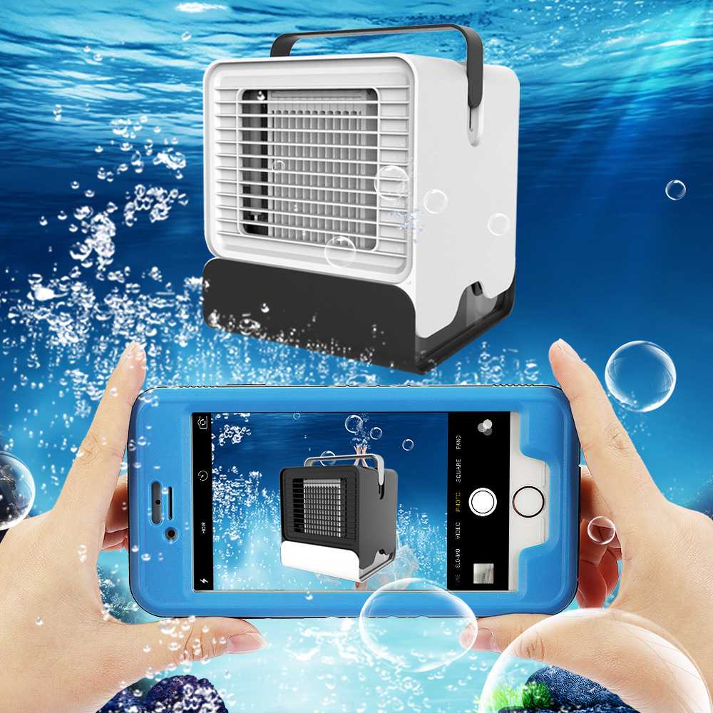 新款直销USB冷风机空调扇办公桌面制冷水空调宿舍加水小风扇静音