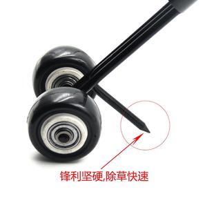 新款 花园快速松土 直销跨境夹缝杂草清理器 免弯腰滑轮缝隙除草钩