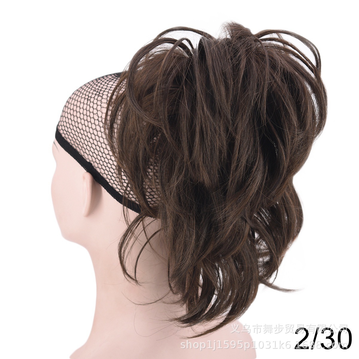 新款直销跨境假发马尾 假发女款大抓夹兔子夹无痕时尚个性化纤高