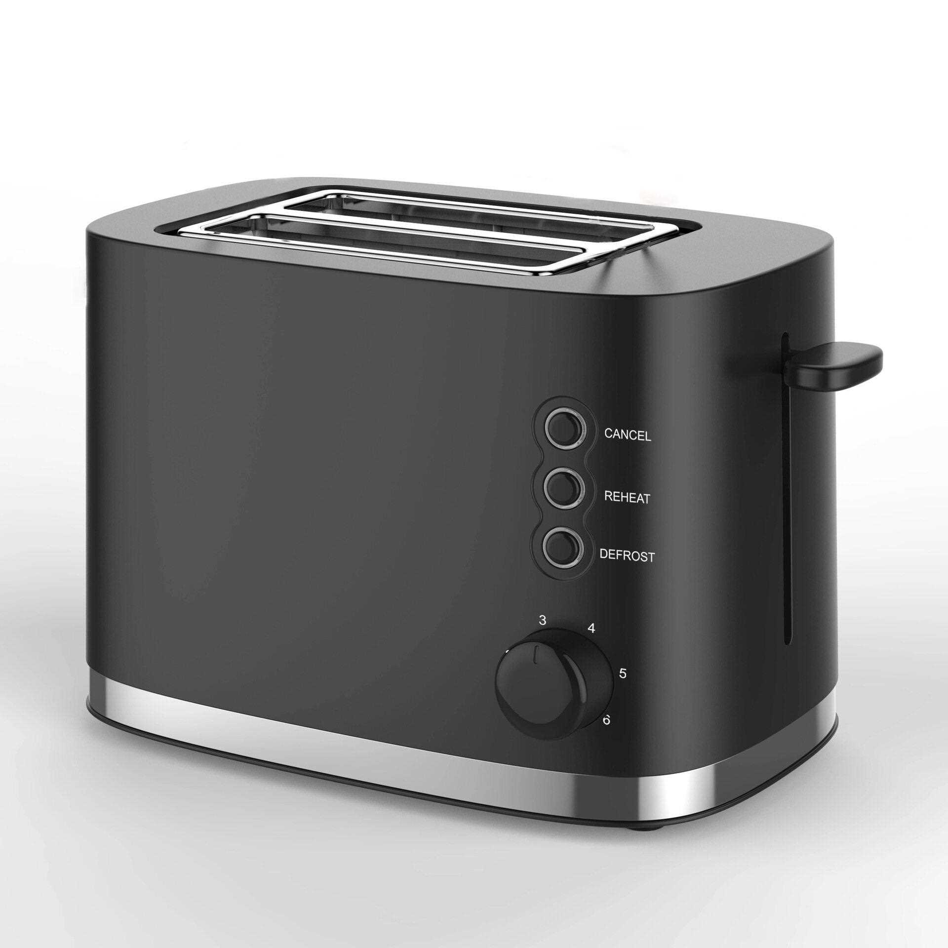新款直销爆款新型欧规烤面包机小型不锈钢多士炉家用早餐吐司机