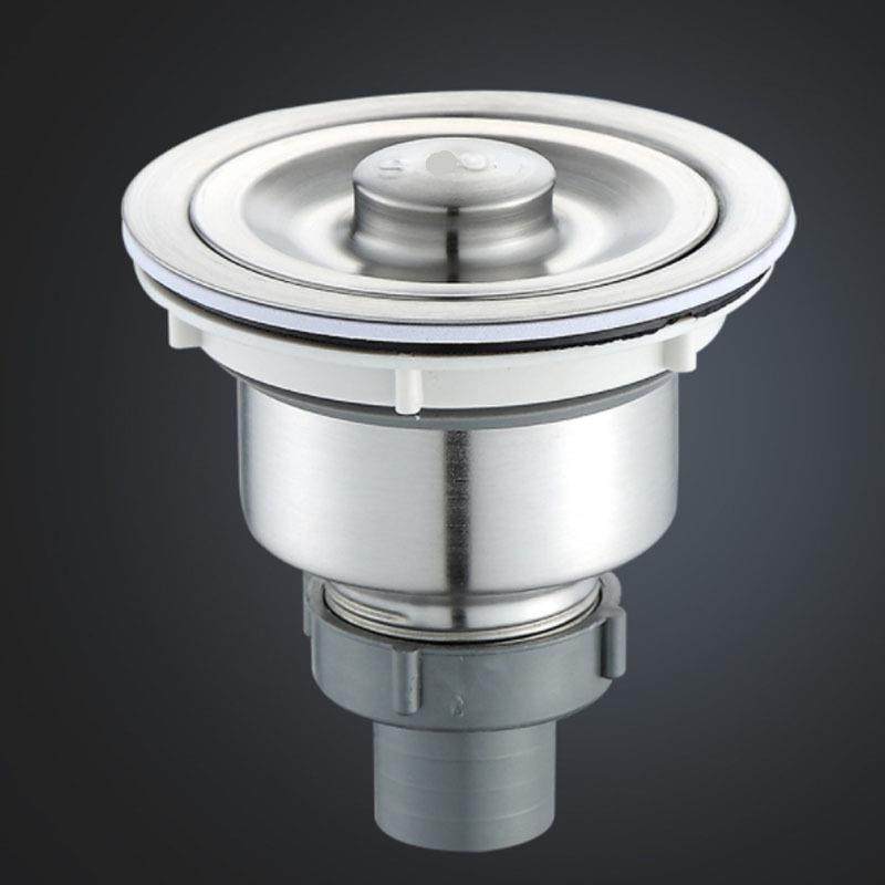 新款直销厨房水槽不锈钢下水器钢头单双槽洗菜盆配件提笼提篮落水,家装主材,下水器,淘宝优惠券,粉丝福利购,淘宝优惠卷