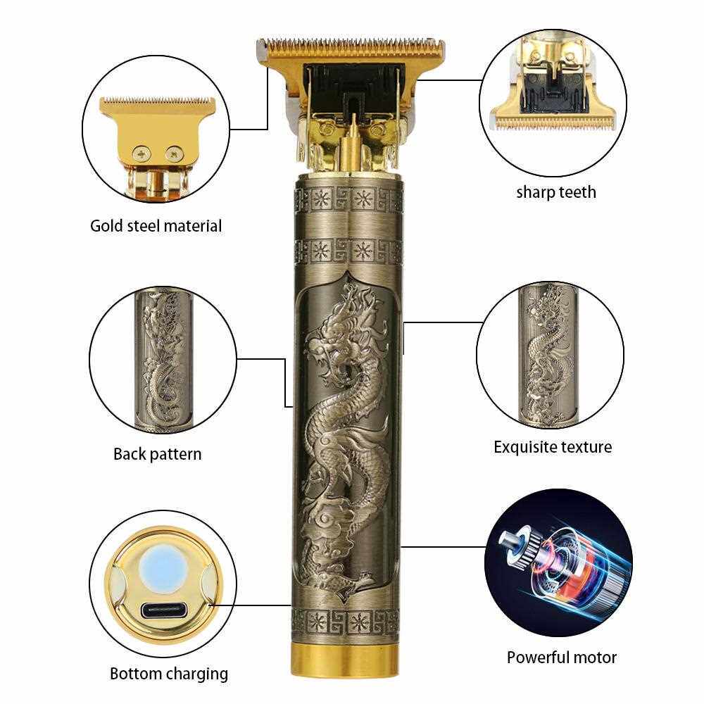 新款直销直发T9油头电推剪雕刻剃光头理发器发廊家用理发推子剃头