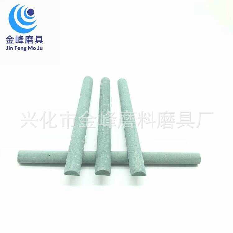 新款直销精磨绿碳化硅半圆油石条  三角 圆柱 扁方磨刀石