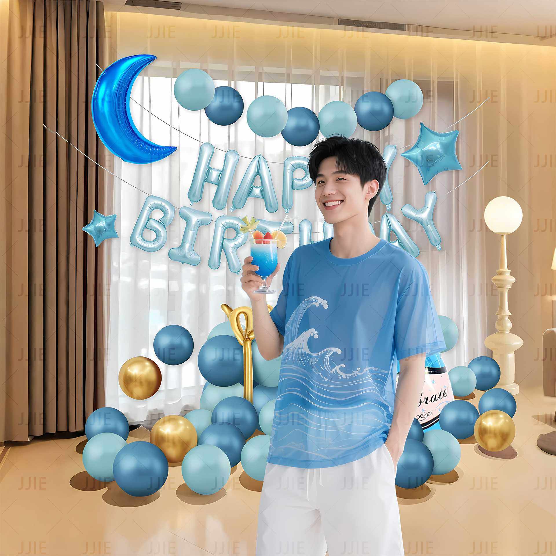 新款直销生日快乐派对男孩女孩场景布置装饰用品背景墙气球网红18,节庆用品/礼品,装扮布置套餐,淘宝优惠券,粉丝福利购,淘宝优惠卷