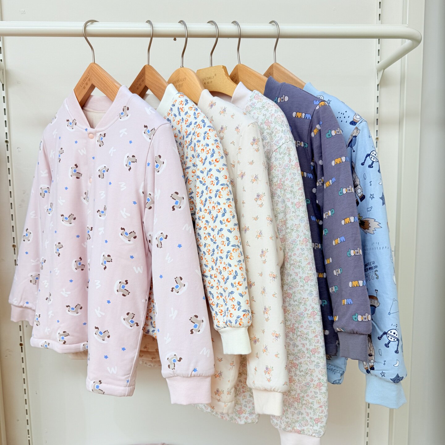 粒粒仔儿童棉衣校服神器2025秋冬男女童棉袄可外穿优可丝夹袄外套