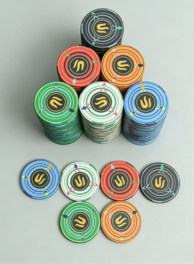 三角传奇高档德州扑克陶瓷筹码麻将打牌棋牌室耐磨全套专用套装