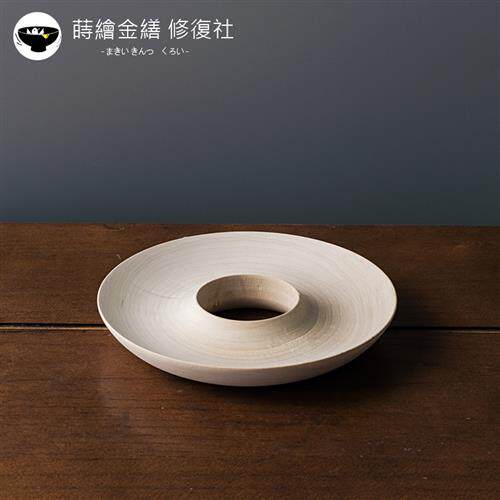 莳绘金缮修复社 日式盏托 茶托 杯托 斗笠 木胎木器 大漆金缮锔瓷