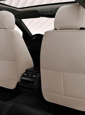 艺汽车座14929套全季包座亚麻布椅套四通用座垫透气坐垫套夏天专