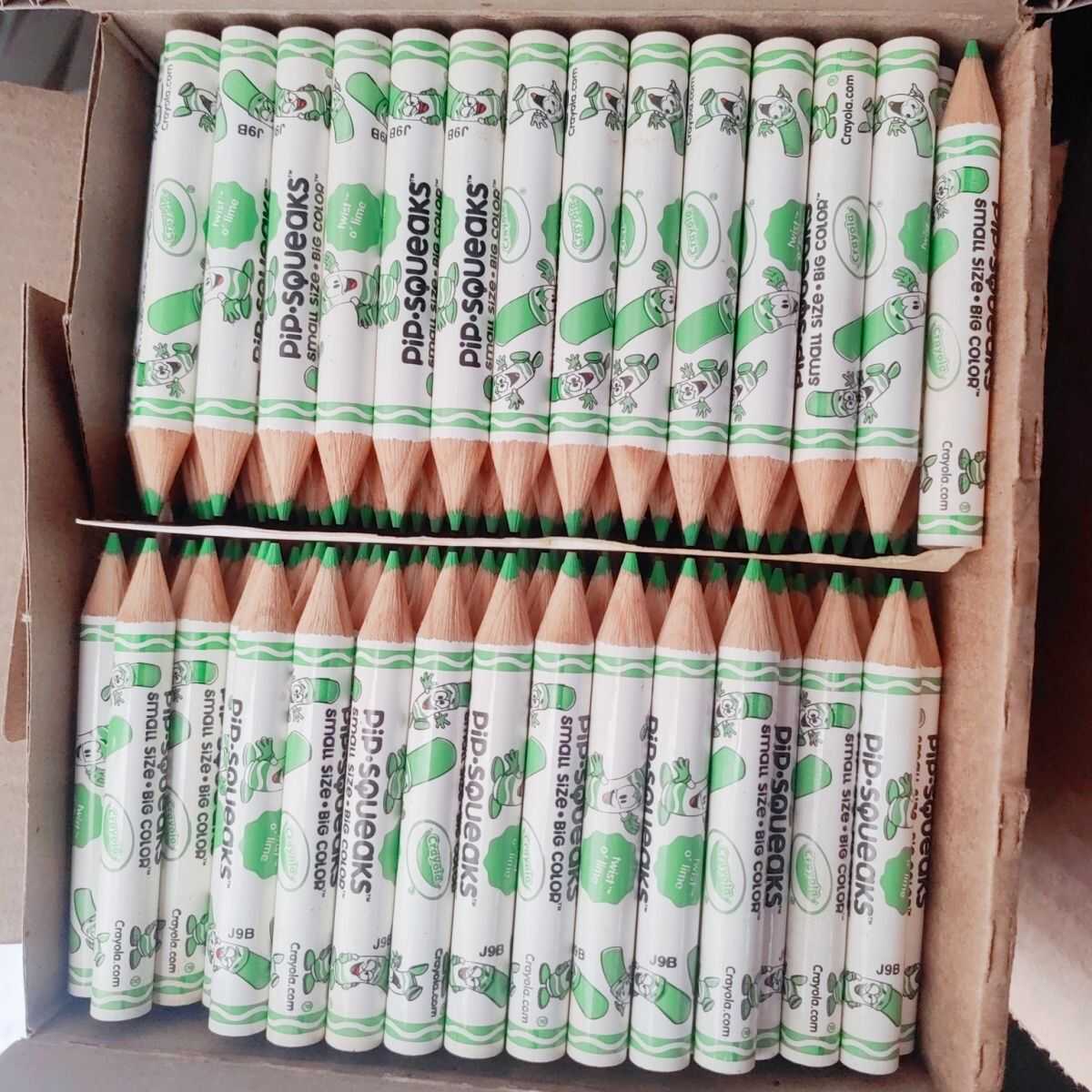 清仓处理文具外贸单色短彩铅笔补色红色肉色绿色儿童彩色绘画笔
