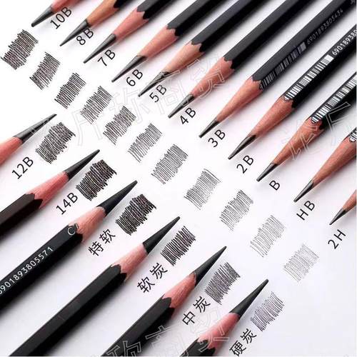 微瑕疵素描铅笔美术生绘图铅笔