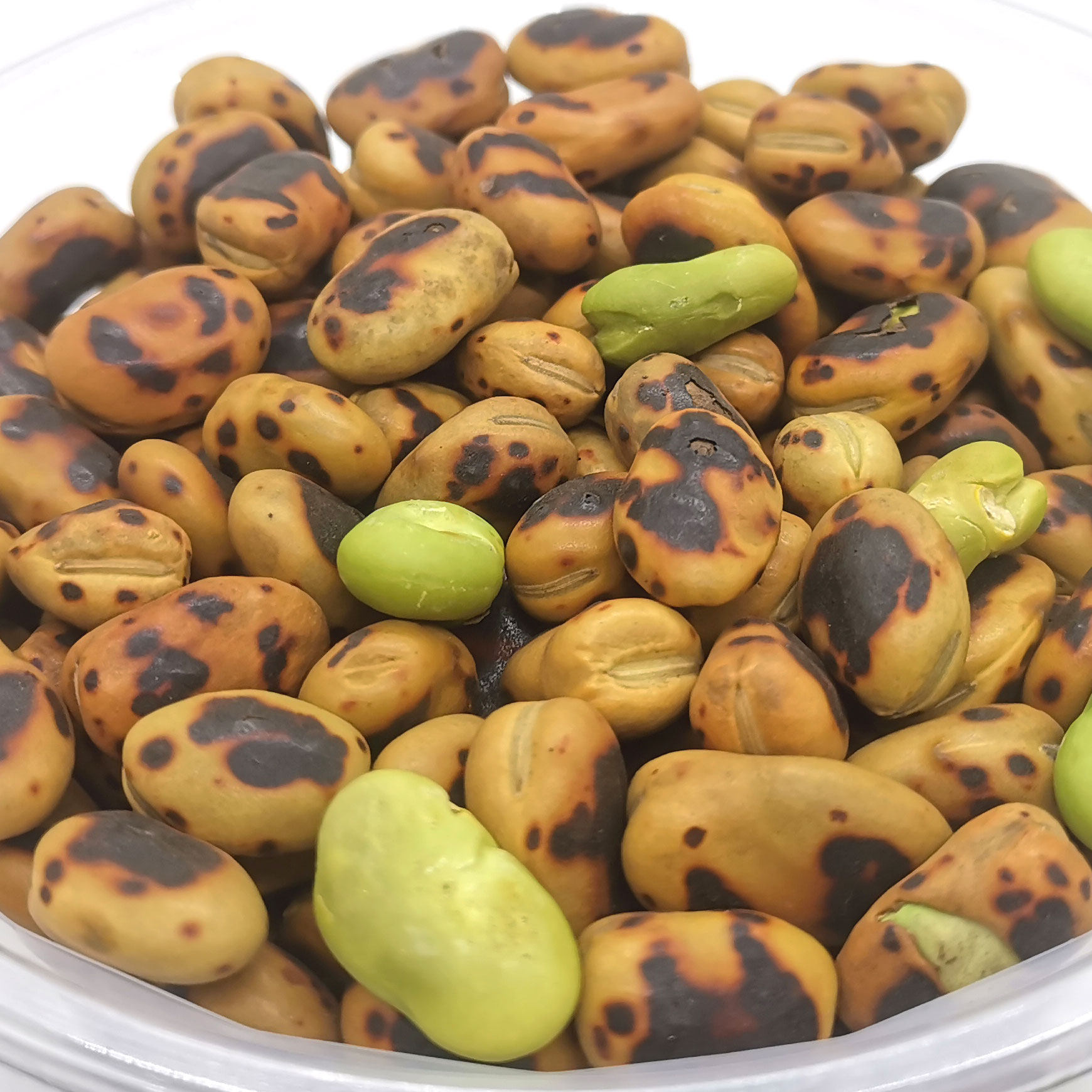 绿心蚕豆原味炒蚕豆炭烧绿芯豆炒胡豆散称零食小吃黑绿心豆