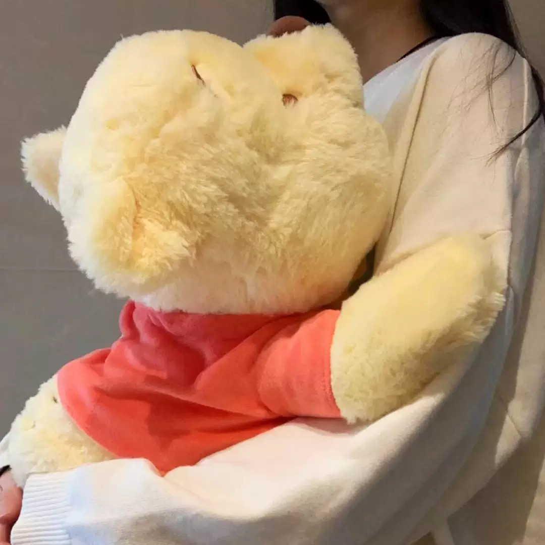小熊维尼公仔噗噗熊毛绒玩具女生床上睡觉玩偶抱枕布娃娃生日礼物
