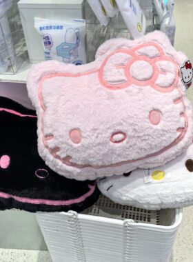 可爱hellokitty抱枕靠枕腰靠毛绒凯蒂猫公仔午睡枕头玩具送女朋友