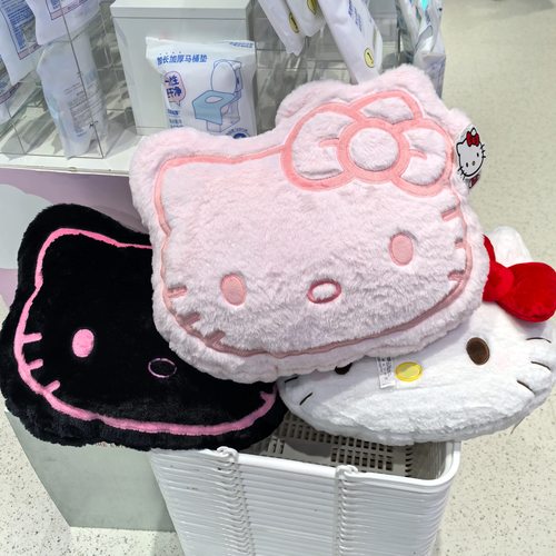 可爱hellokitty抱枕靠枕腰靠毛绒凯蒂猫公仔午睡枕头玩具送女朋友