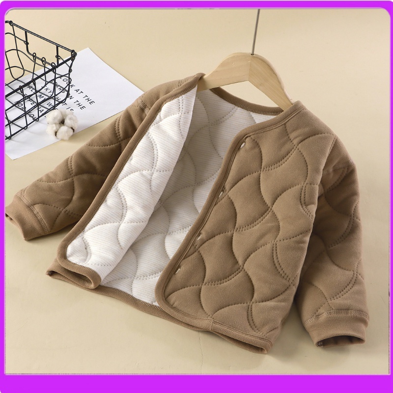 品牌儿童外套三层校服神器女童棉衣男童内胆棉服二棉加绒中大童保