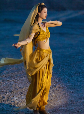 「小河公主」萃CUI写意国风西域沙漠旅行旅拍摄影套装