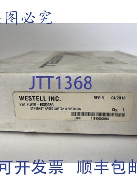 原装供应WESTELL A90-ES8008G 以太网管理交换机 8 端口千兆 REV
