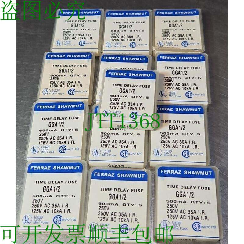 原装供应Ferraz Shawmut GGA1/2 延时保险丝 250V批量 64loc4D26