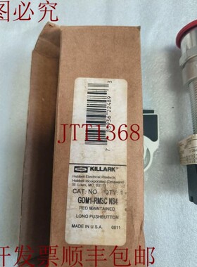 原装供应按钮 KILLARK GOM1-RM3C N34 红色