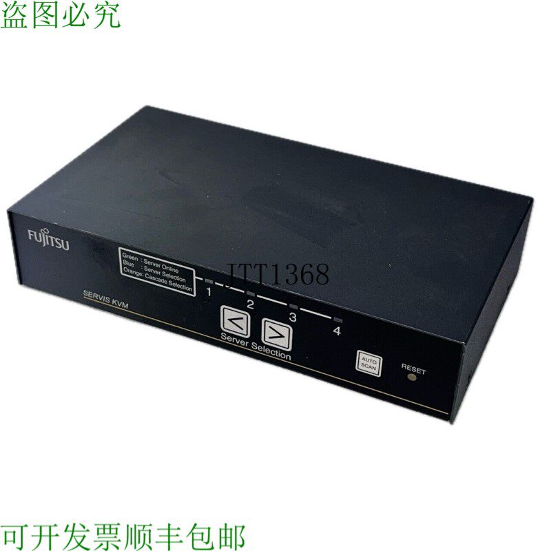 原装供应Fujitsu FS-1104AU Port KVM多电脑切换器