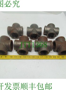 原装供应JP Ward 1-1/2 英寸 NPT 150 级黑色可锻铸铁管四通配件