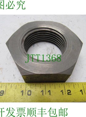 原装供应Whitworth BSW 钢六角螺母 2-1/2-6" 右旋细牙 3-3/