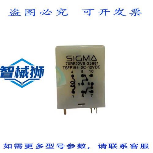 原装供应 SIGMA TSFP154-2C-12VDC 继电器 NSNP