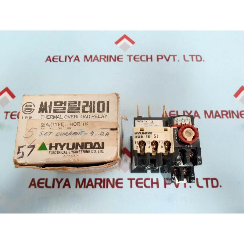 原装供应现代 Hor 1k 热过载继电器 12 Max 保险丝 40a 660v