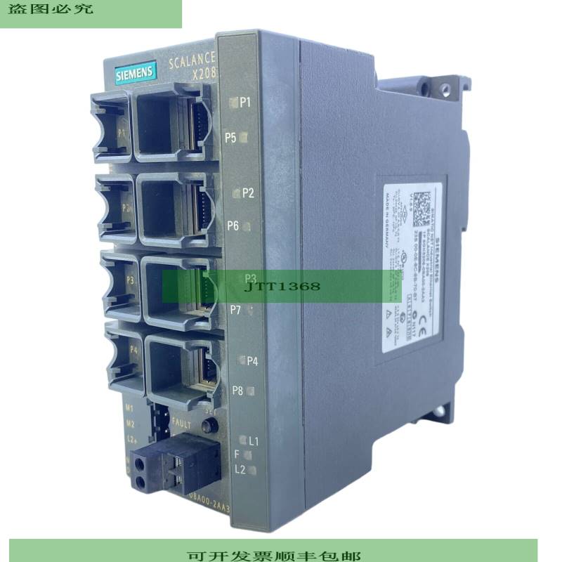 Siemens 6GK5208-0BA00-2AA3 Relé De Semiconductores 24