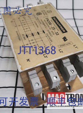 原装供应Schaffner FN356-25-23 电源线滤波器,三相+线, Alphas