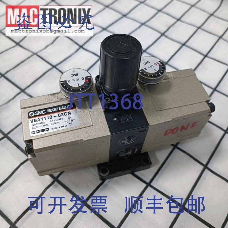 原装供应SMC VBA1110-02GN / VBA111002GN 气动调压阀