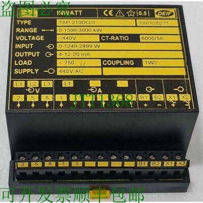 DEIF TAP-210DG/3 传感器 440VAC 100010352.11