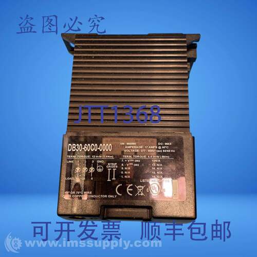 现货供应Watlow DB30-60C0-0000 DIN-A-MITE 功率控制器 FNOB