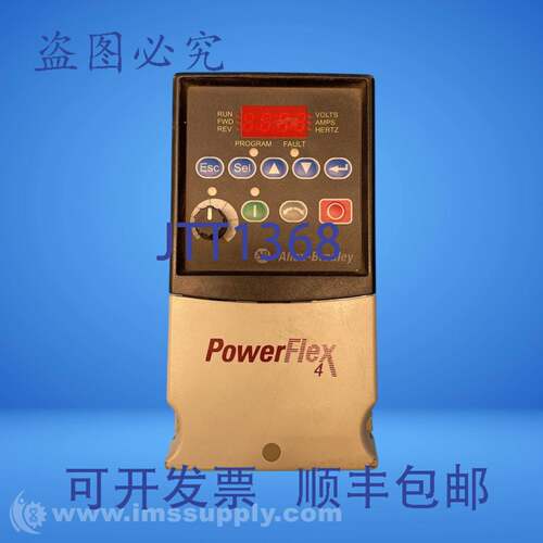 现货供应Allen Bradley 22A-D2P3N104 PowerFlex 4- 0.75 kW 1