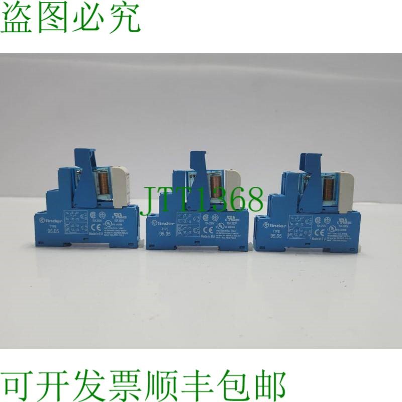 原装供应FINDER 40.52S RELAY 带插头底座 95.05 - 3 件装